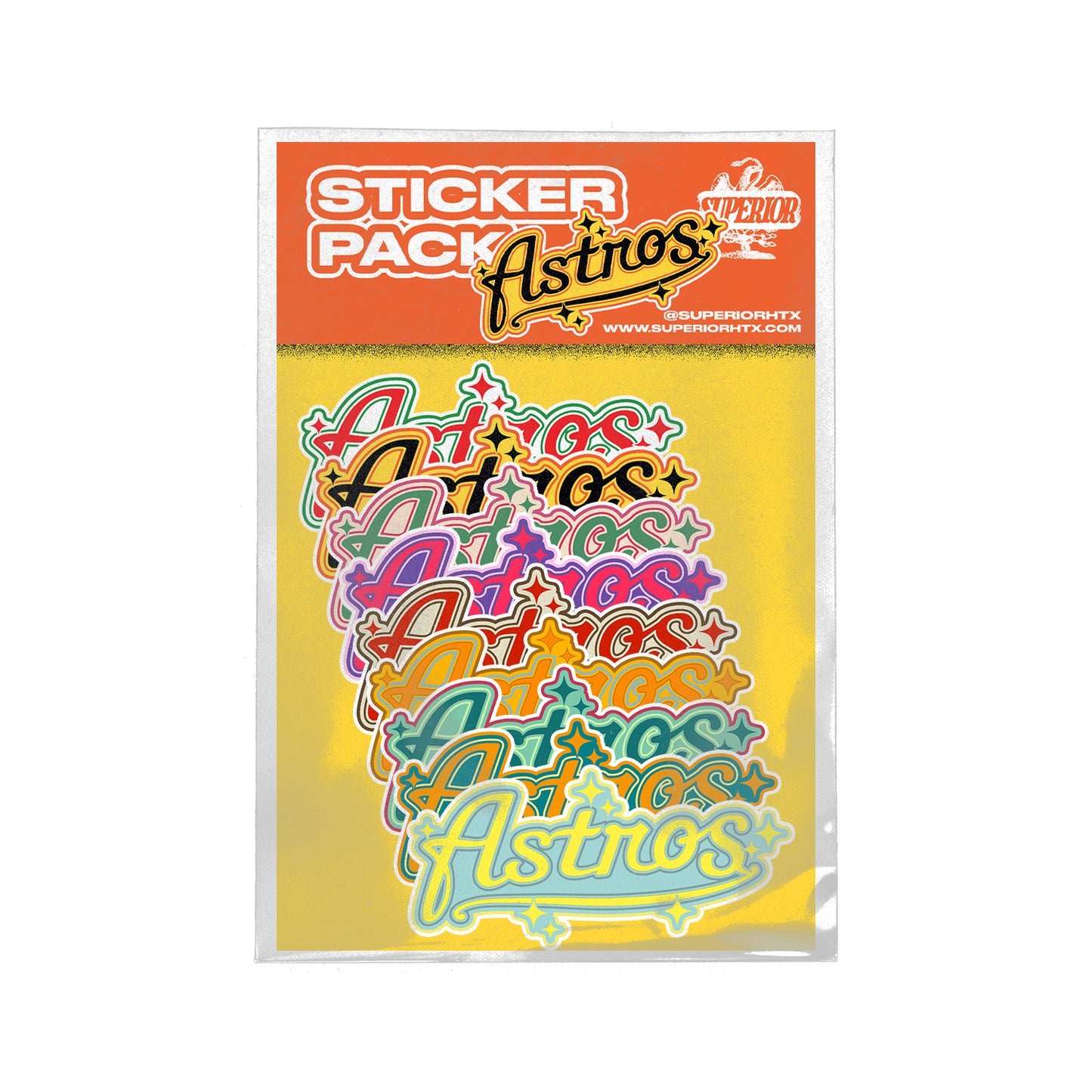 "Astros" Sticker Pack - Persos